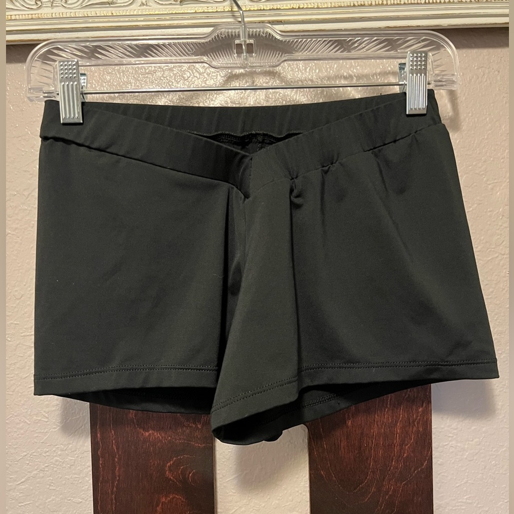 Natalie Dance Wear Black V Shorts